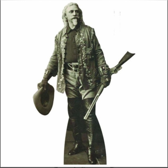 BUFFALO BILL LIFE SIZE CARDBOARDCUTOUTFREE SHIPPING